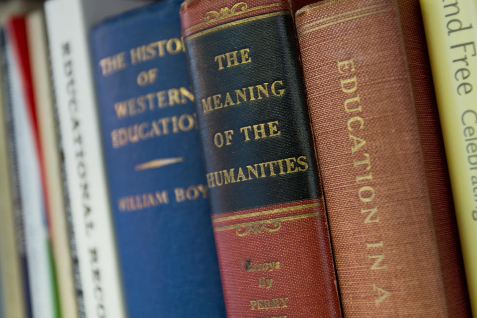 book spines