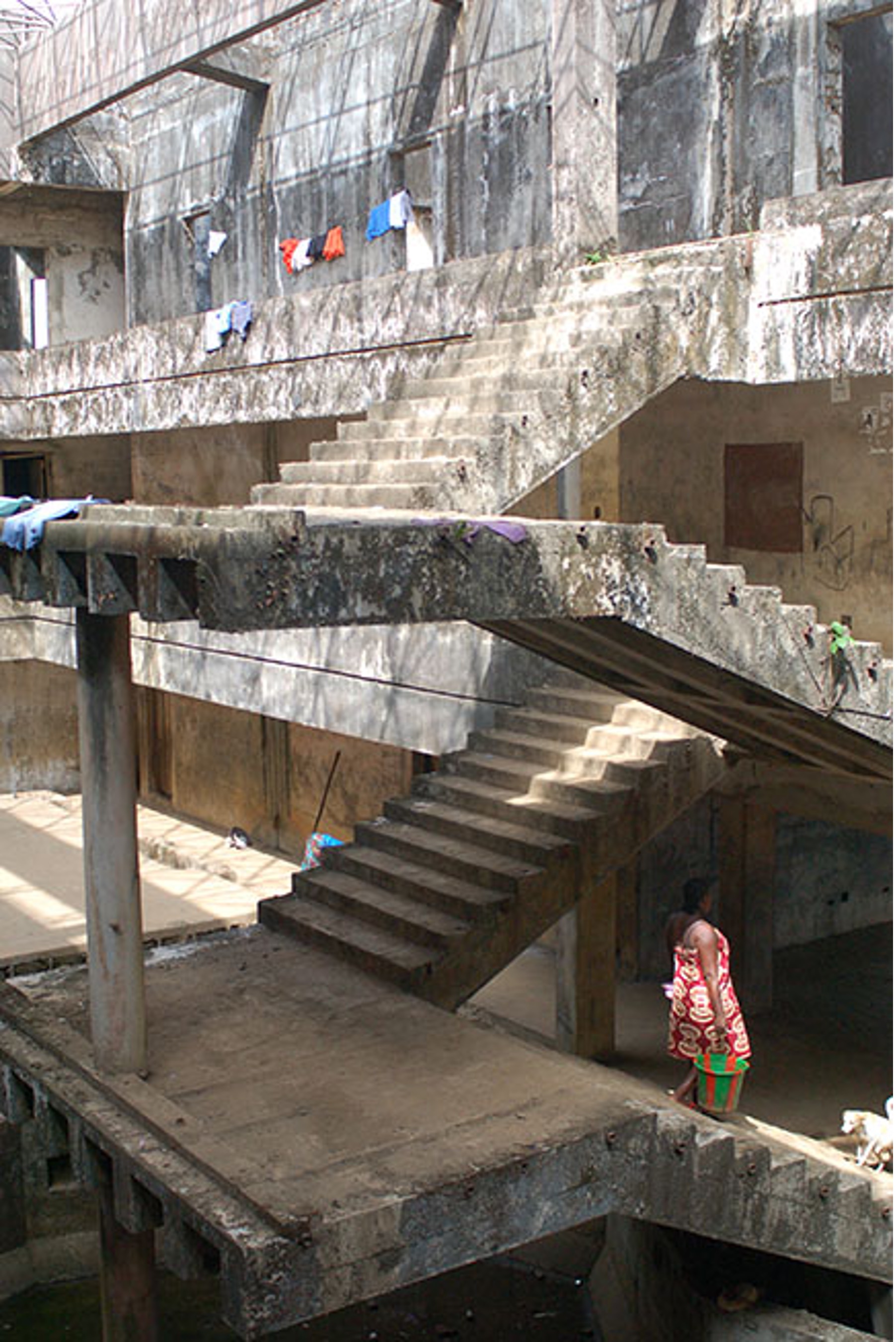 The unfinished Liberian Broadcasting System headquarters.