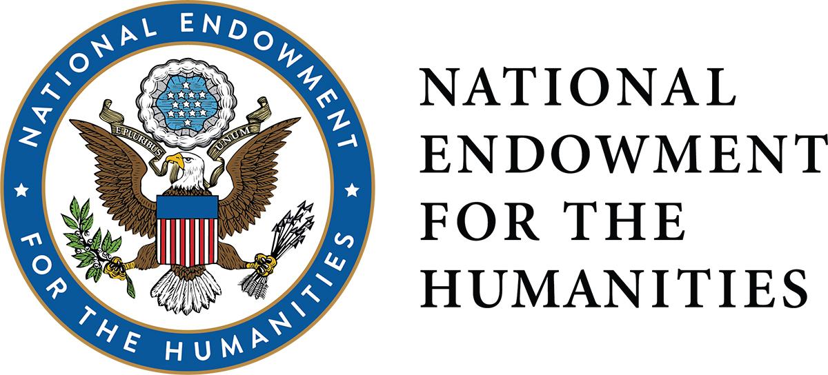 National Endowment for the Humanities in large text next to a seal with its title and the American eagle in the center