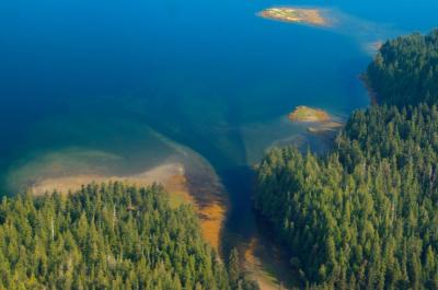 Bird's eye view of the Tongass National Forest