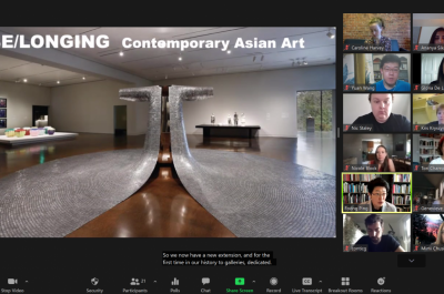 Screenshot of Dismantling the Canon's workshop with Dr. Ping Foong of the Seattle Art Museum, May 2021. 