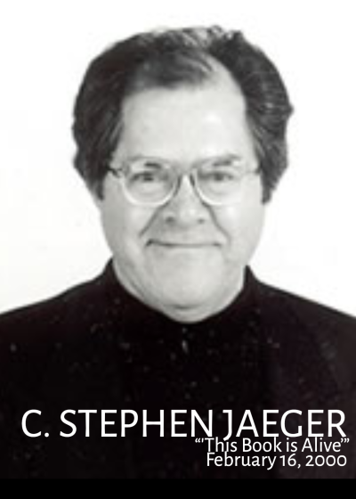 A black and white image of Stephen Jaeger looking into the camera.