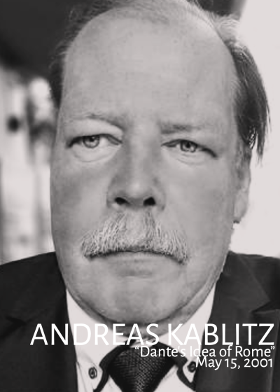 A black and white image of Andreas Kablitz.