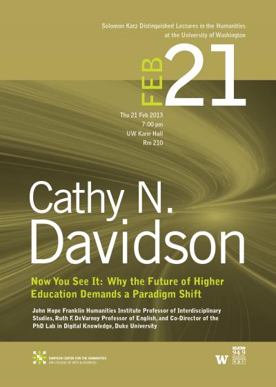 Cathy Davidson Katz Lecture Poster