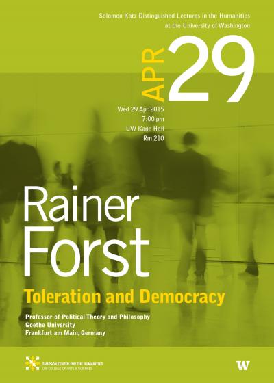 Rainer Forst Katz Lecture Poster