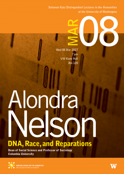 Lecture Series Postcard for Alondra Nelson