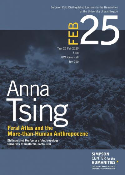 Anna Tsing Katz Lecture Poster