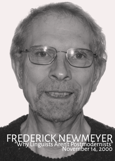 A black and white image of Frederick Newmeyer.
