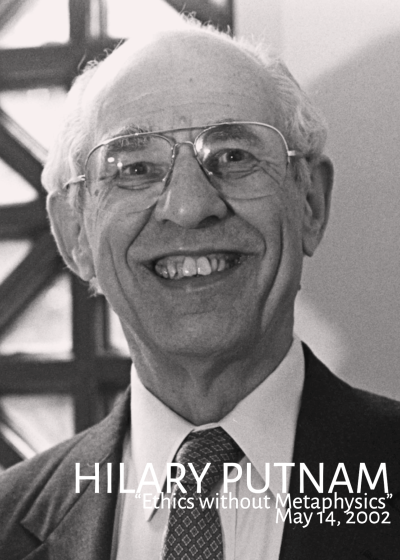 A black and white image of Hilary Putnam.