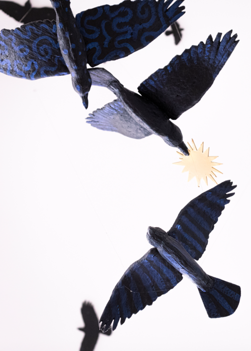 Crows from the Suzzallo Library Interiors