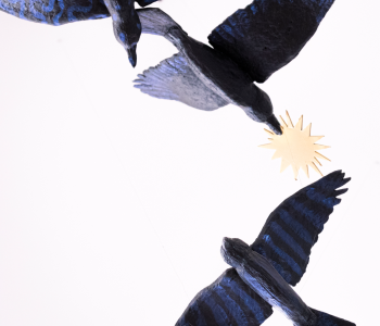 Crows from the Suzzallo Library Interiors