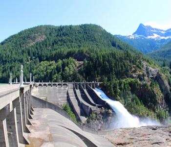 Diablo Dam in Ross Lake National Recreation Area of Washington, courtesy David Fulmer/Creative Commons